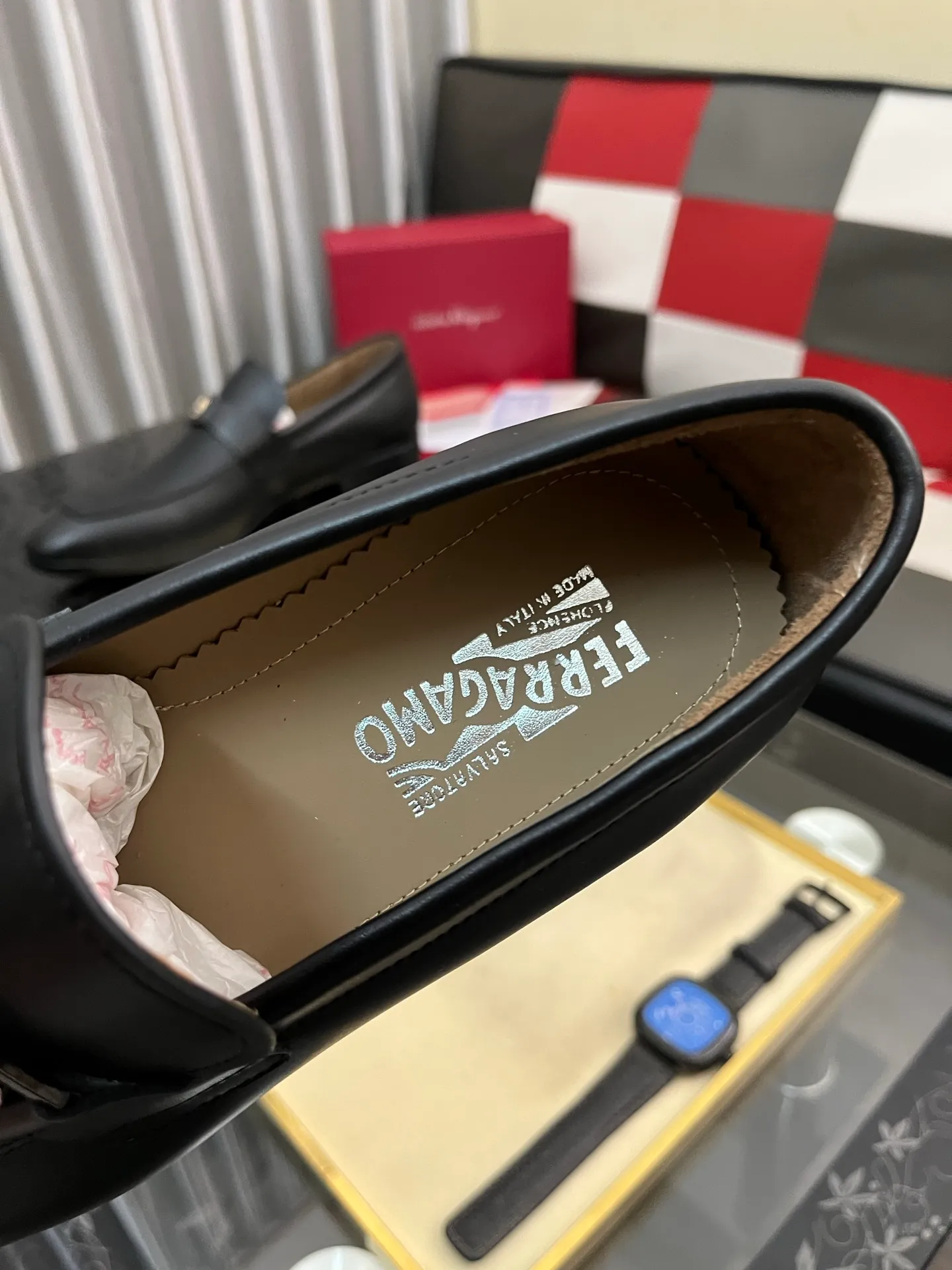 Men's shoes 💰: 600⌚️⌚️【Salvatore Ferragamo】Ferragamo business leather shoes, 1:1 top purchasing quality, imported selected original calfskin for the uppers, imported original water-dyed cowhide for the inner feet, imported original 1:1 customized Italian handmade lightweight foam outsole, code number: 38-44 (45 custom-made)
